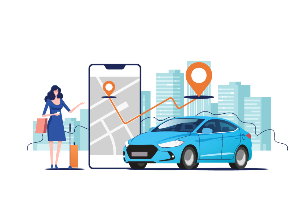 taxi illustration