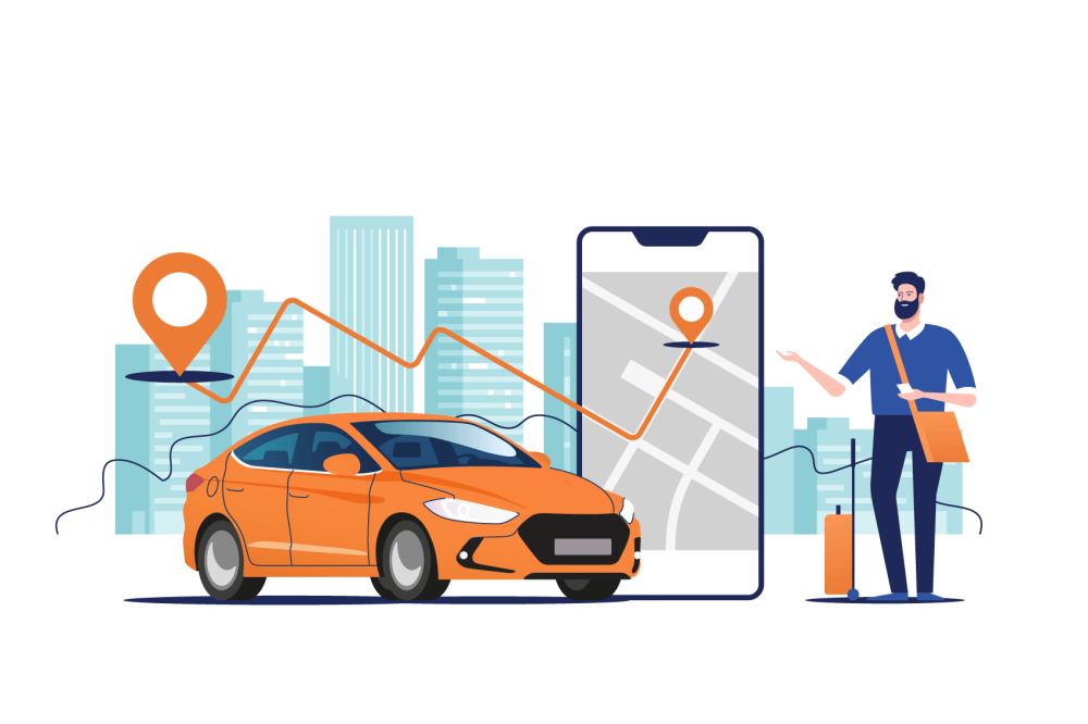 taxi illustration